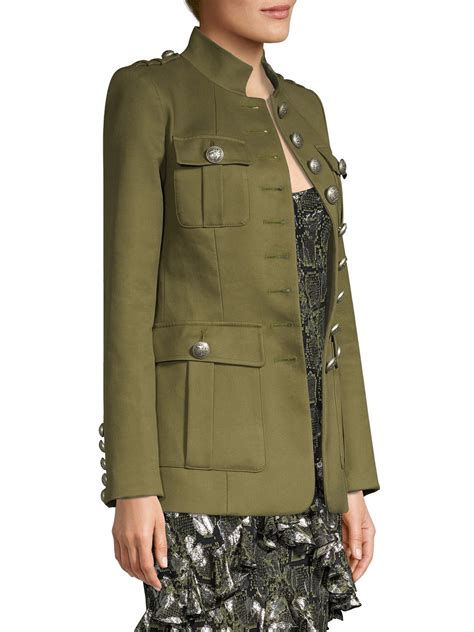 michael kors coat fur|michael kors military coats.